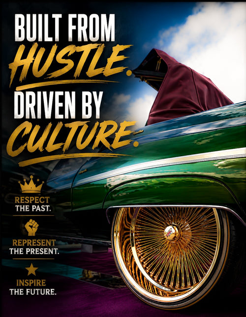 Built From Hustle – 18”x12” Acrylic Print