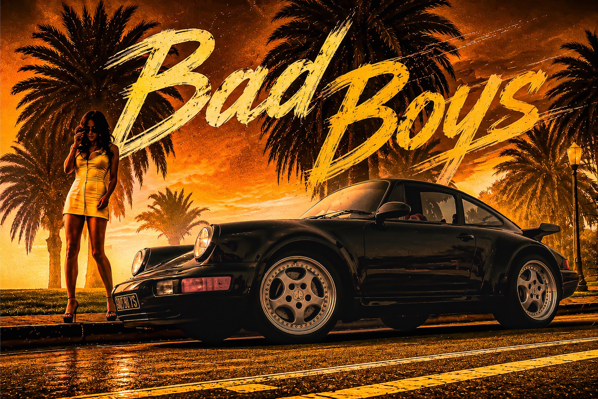 Bad Boys - 24”x36” Acrylic Print