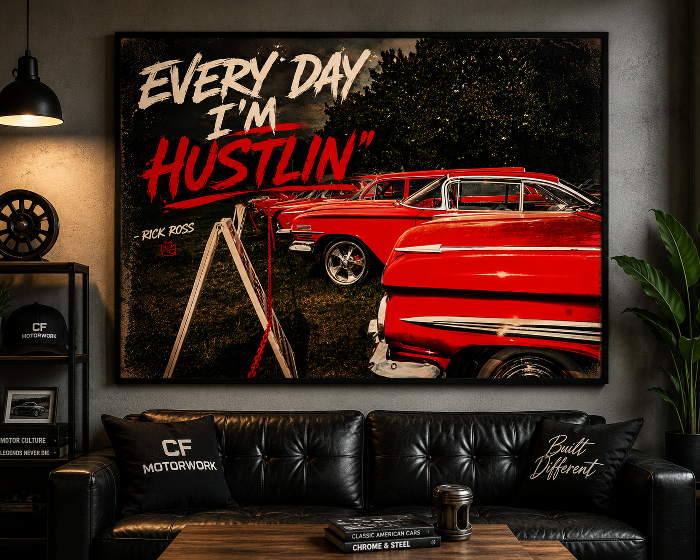 Everyday I'm Hustlin - 16”x20” Acrylic Print