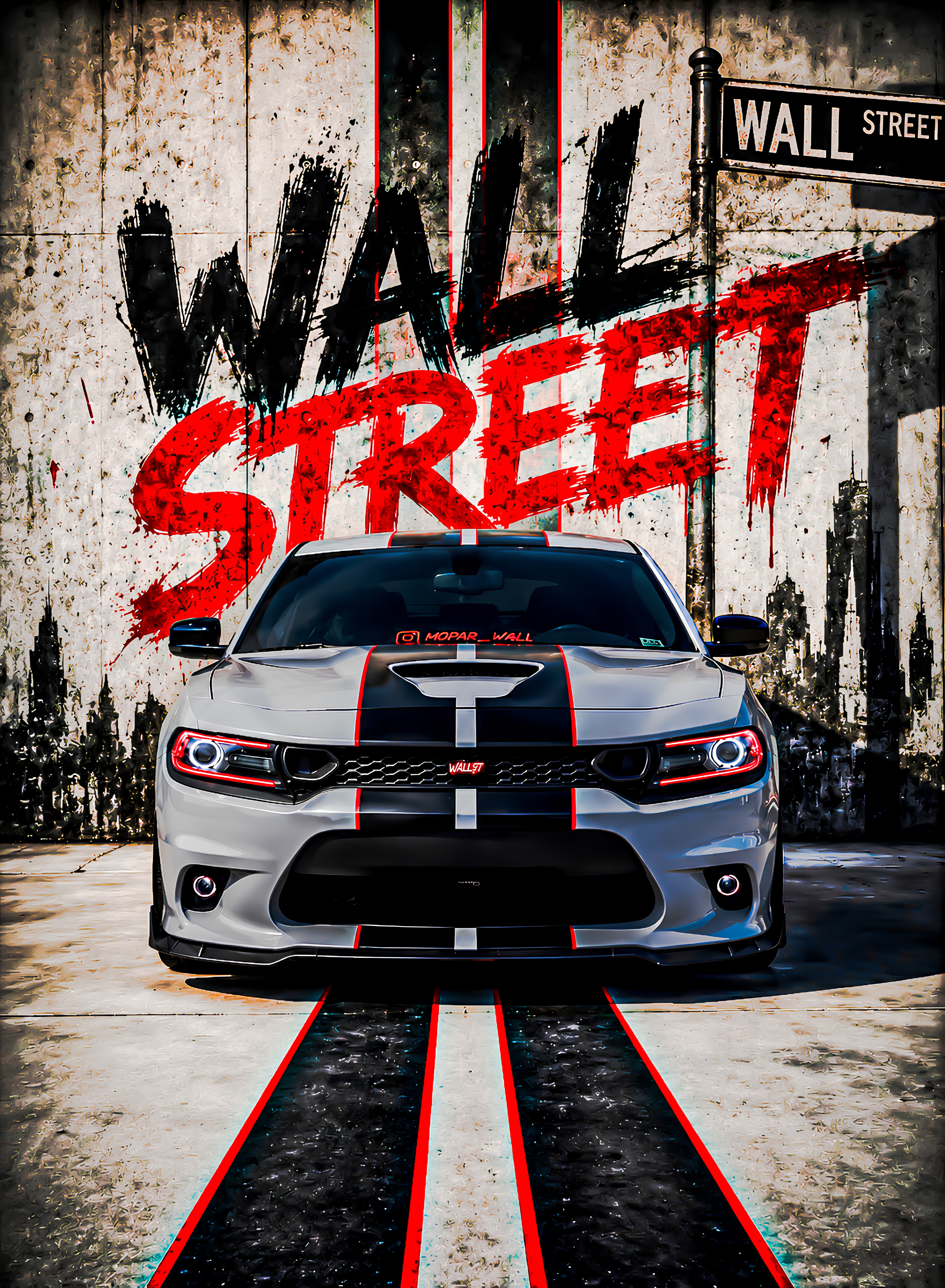 Wall Street – 18”x12” Acrylic Print