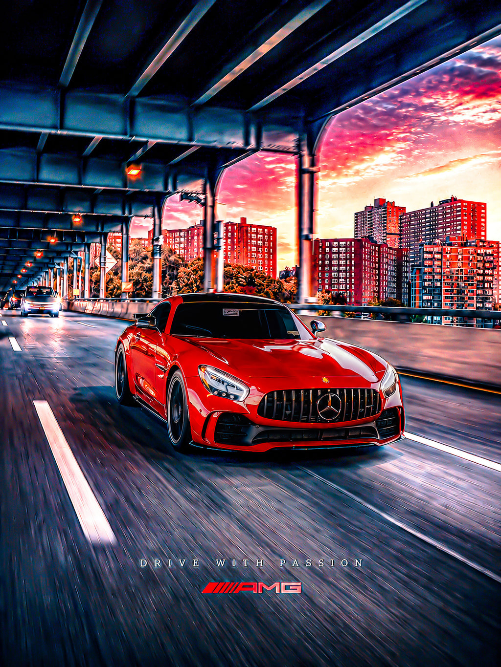 Drive With Passion – 18”x12” Acrylic Print